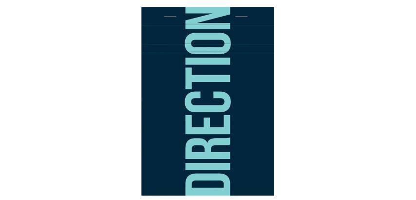 Blok Direction geniet 14,8x21cm 100B 70g Q5x5 - Blauw