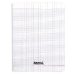 Cahier piqué 8000 POLYPRO A4 140 pages grands carreaux 90 g - Incolore