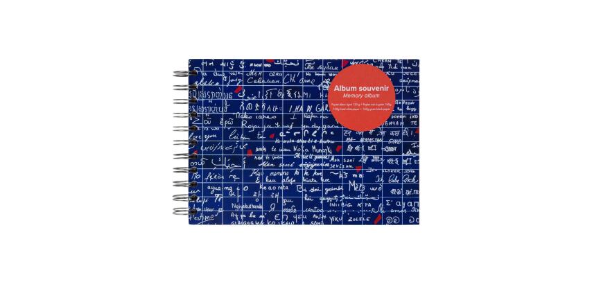 Le Mur des Je t'aime, Album souvenirs A5 14,8x21 cm 40 feuilles Ligné + Uni