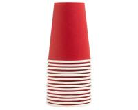Pappbecher, 0,2 l, rot