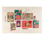 Frida Kahlo, Carnet rembordé rigide A5 14,8x21 cm, 160 pages, ligné, marque page, fermeture élastique, ass.