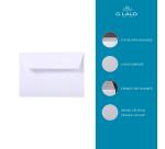 25 enveloppes C6 (114x162mm) Vélin doublées adhésives - extra blanc