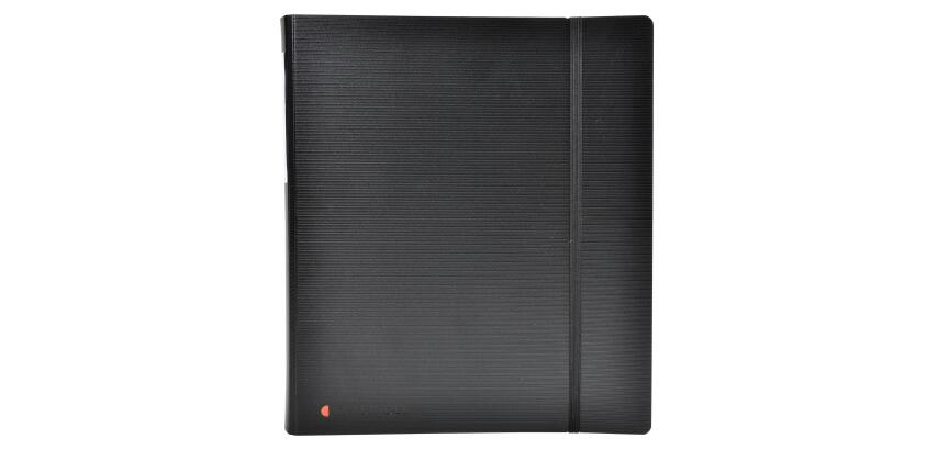 Classeur 4 anneaux plastifié Exacompta Exabinder A4 maxi - Dos 5 cm noir