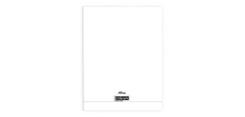 Calligraphe Polypro Staplebound Album Notebook Transparent, Ligne 8000, 24x32cm, 48 Sheets, Plain, 90g - Colourless