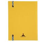 Iderama Notebook 220x170, 192 lined pages - yellow