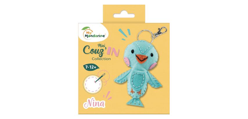 Mini Couz'In, Nina der Vogel - Blau