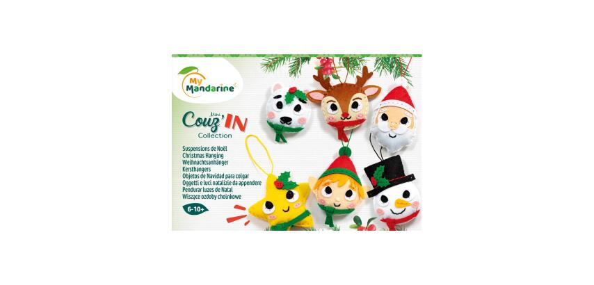 Boîte créative, Mini Couz'in suspensions de Noël - Multicolore