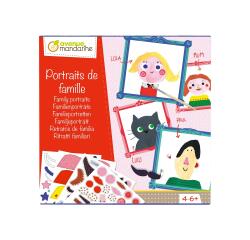 Coffret créatif, Portraits de famille - Multicolore