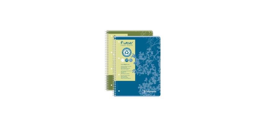 Collegeblock A4+ FORVEVER, kariert mit Rand, 80 Blatt 80g - Blau