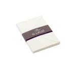 20 enveloppes C6 (114x162mm) Vélin pur coton gommées - Crème