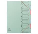 Exacompta AutentiK Multipart Harmonika File 7 Part A4 - Assorted colours
