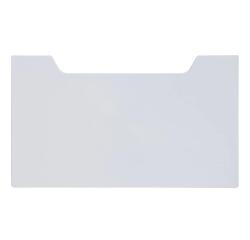 Panel de cubierta de distribuidor folletos de pared - A4 horizontal - 0,6 x 32,7 x 18,8 cm - 6x327x188 mm