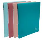 Flexibles Ringbuch A4, 4 Ringe, Recycling-PP, Skandi - Farben sortiert