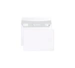 Combiné de 20 Enveloppes Blanches 90x140mm Auto-Adhésives 90g/m2 + 20 Cartes Bristol Blanches 82x128mm 220g/m2 - Blanc