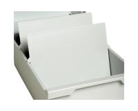 Trennplatte DIN A6 quer - Lichtgrau