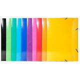 Chemise à élastiques Maxi capacity carte lustrée pelliculée 600 gm² - Iderama - A3