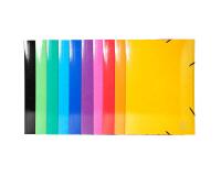 Sammelmappe mit 3 Klappen und Gummizug, Maxi Capacity, Colorspan-Karton 600g, für DIN A3, Iderama - Farben sortiert