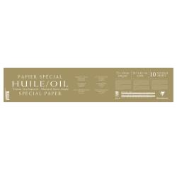 Papier Huile lin naturel paquet 10F 75x110cm 240g