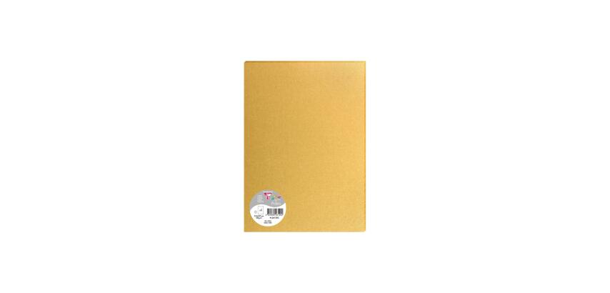 Paquet de 5 feuilles Pollen 210x297mm 120g/m2 - Or