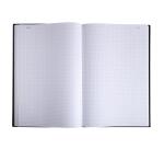 Registre 340X225 Quadrillé 300 pages foliotées - Noir toilé