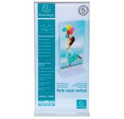 Folderhouder Rechtopstaand DL transparant - DL 10x21 cm - Transparant