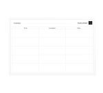 Exaplanner Magnetic Wall To Do List 60x90cm