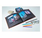 Book album 30p. black 25x25cm PALMA
