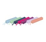 CUIR TEINTÉ Trousse SLIM 19,5x2,5x4 cm Violet
