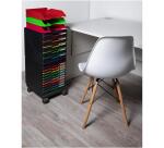 Set à roulettes pour modulos Roller set Office - Noir