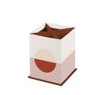 Terracotta, Quadratischer Stifteköcher 8,5x8,5x11 cm
