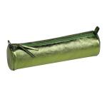 CUIRISÉ - Trousse ronde Ø5,5x22 cm - Vert