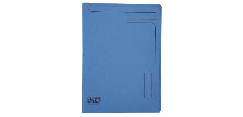Paket mit 5 Eckspannmappen 400g/m2 Clean'Safe - A4 - Blau