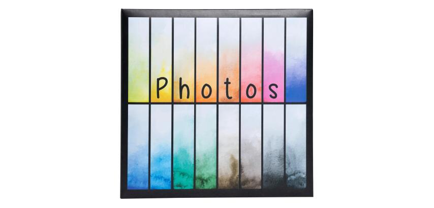 Album photo à pochettes 200 photos 10x15cm Rainbow - Noir