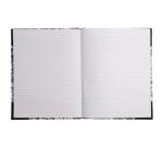 Carnet Marbre 220x170, 192 pages lignées - Blanc