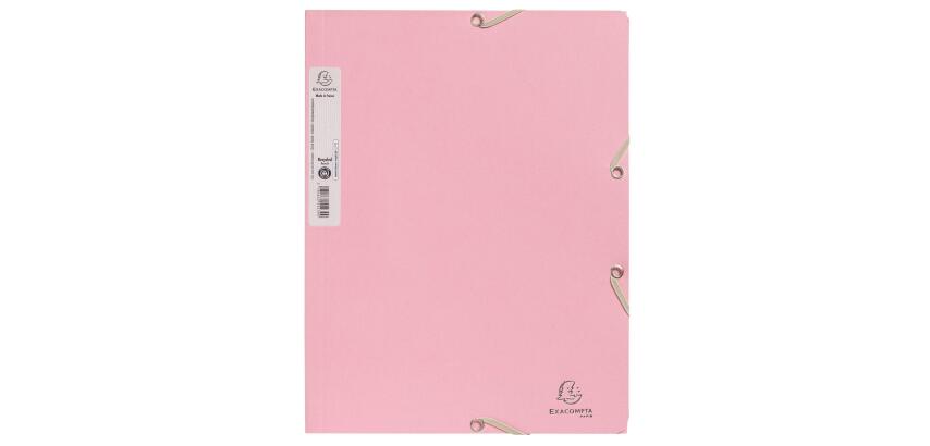 Exacompta AutentiK Elasticated 3 Flap Folder A4
