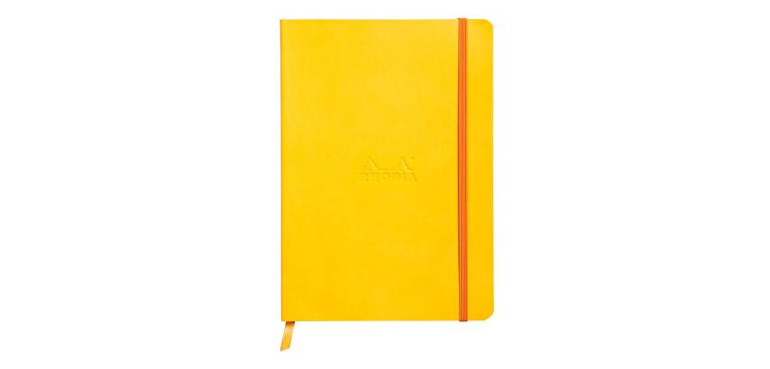 Rhodiarama carnet souple 160 pages dot papier ivoire 90 g fermeture élastique
