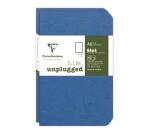Set de 2 carnets piqués Age Bag 9x14 96 pages uni - Bleu