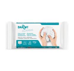 DARWI Pain de 500 g de pâte auto-durcissante CLASSIC blanche - Blanc