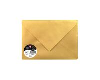 Paquet de 5 enveloppes Pollen 162x229mm 120g/m2 - Or