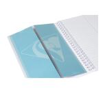 Carnet de vocabulaire reliure intégrale Koverbook 11x17cm 100 pages ligné + marge centrale couverture polypropylène transparent - Incolore