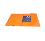 Chemise à élastiques 3 rabats Maxi capacity carte lustrée pelliculée 425gm2 Iderama A4
