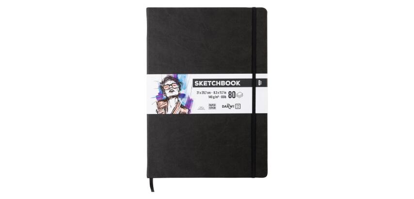 DFY Sketchbook A4 80F 140g - Noir