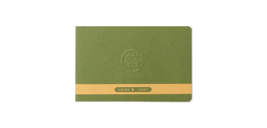Clairefontaine Crok'Book Ivory Sketchbook - 11 x 17cm - 24 Sheets - 90gsm