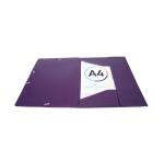 3 Flap Folders with Elastic Straps Opaque Polypropylene Eco A4