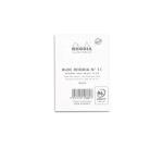 Bloc agrafé N°11 A7 80 feuilles lignées 80 g. - Blanc
