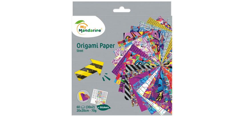 Origami Paper, Street Art - Multicolour