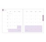 Recharge pour agenda de bureau Lady 18 15 x 17 cm Semainier Janvier à Décembre 2027
