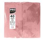 Pack of 500 paper tablecloths, folded to size, in film Format 60x60cm