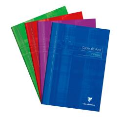 Cahier de bord enseignant piqué A4 48 pages 7 classes Couleur aléatoire - Assortis