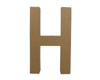 Lettre H fantaisie - Kraft